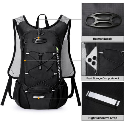 1 Mochila de Hidratação Leve, Mochila de Hidratação para Corrida com Reservatório de Água de 2L para Ciclismo