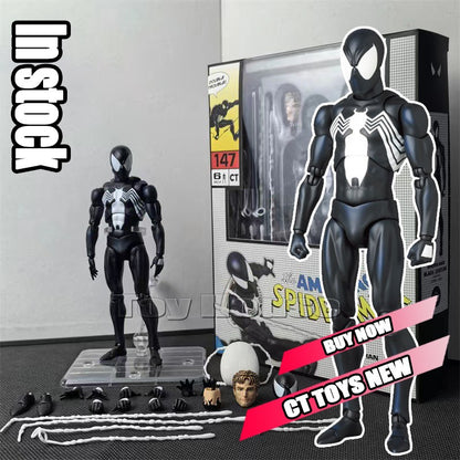 Em estoque, linha completa de brinquedos CT Toys, Homem-Aranha Mafex 143 Ben Reilly Comic Ver The Amazing Spider-Man 001, brinquedo de anime e boneco de ação, presente.