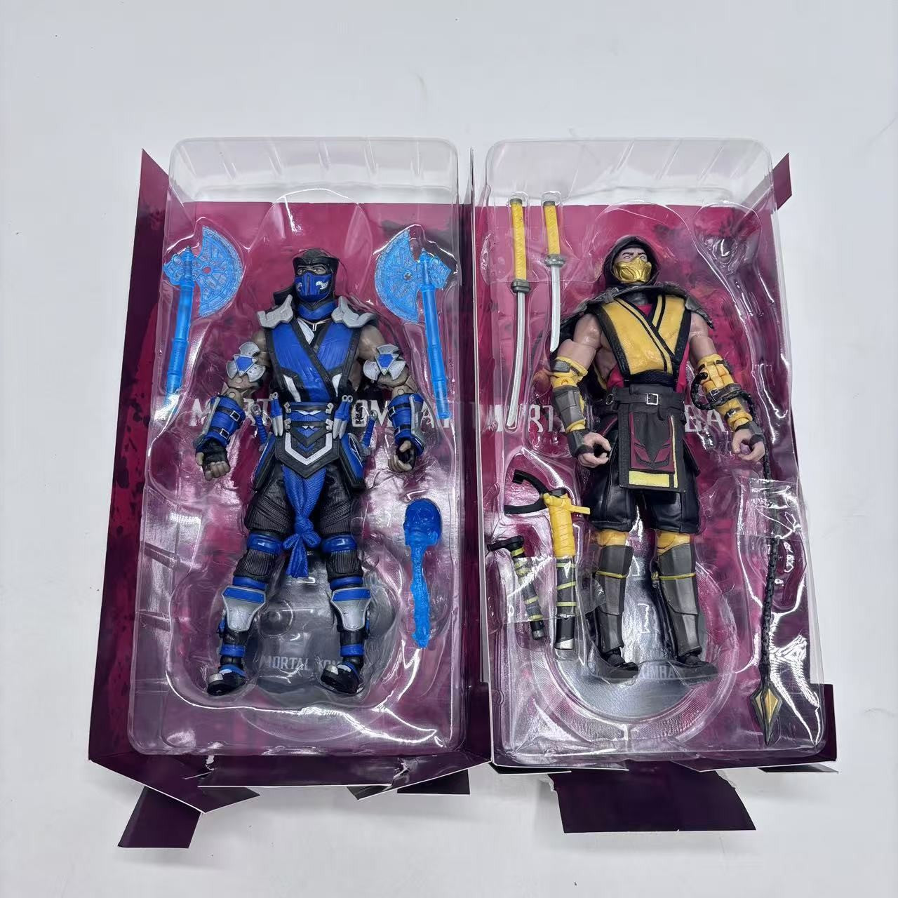 Mortal Kombat Spawn Sub Zero Scorpion Bonecos Articulados 17cm