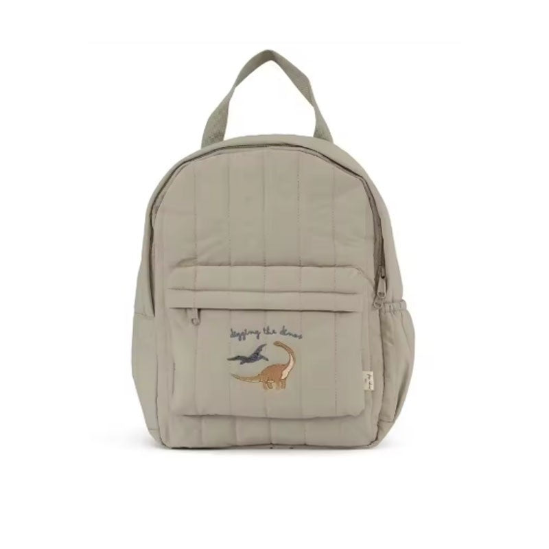 Mochila Infantil de Desenho Animado com Novo Design 2025, Padrão de Bordado de Animais, Mochila Escolar para Meninos, Meninas, Crianças Pequenas, Pré-Escola e Creche