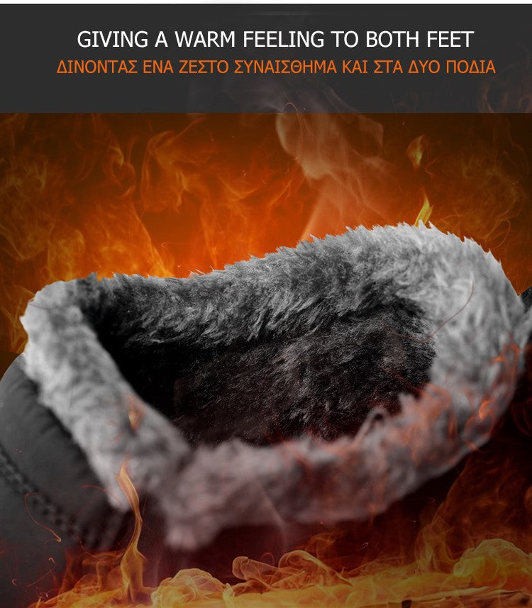 Botas Masculinas de Neve para Área Externa, Sapatos Masculinos com Pelo, Botas de Inverno Masculinas, Botas de Caminhada, Botas de Tornozelo, Sapatos Masculinos Impermeáveis, Botas de Trabalho, Calçados