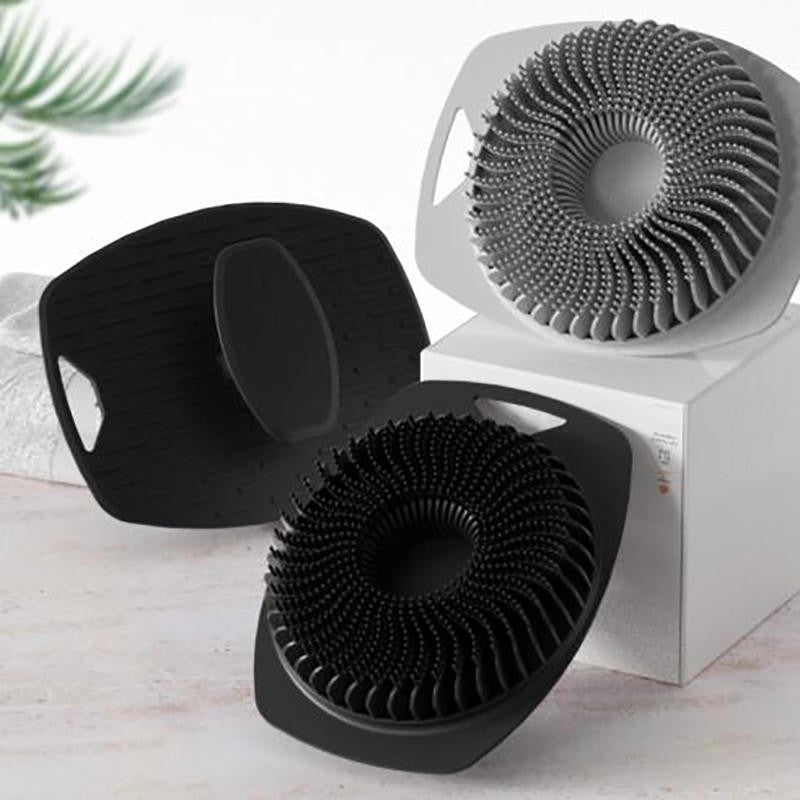 1/5pc Soft Silicone Exfoliating Brush Cleanser Manual Body Cleansing Care Scrubber Shower Gentle Massage Bath For Men