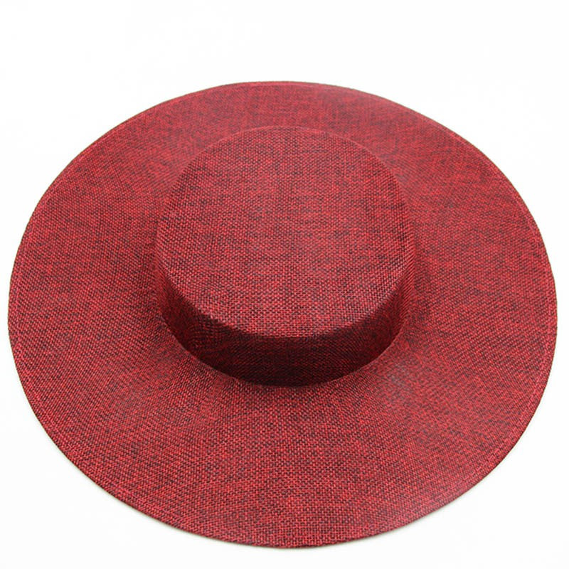 Chapéus Fascinators Femininos Base de Chapéu de Feltro para Festa Casamento Chapéu LUNQUIL de Aba Larga Chapéu Fedora Acessório de Cabelo Kentucky Derby