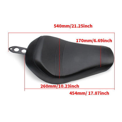 Banco Solo Dianteiro Preto para Piloto/Condutor de Moto para Harley Sportster XL 1200 883 72 Forty Eight 2016-2021