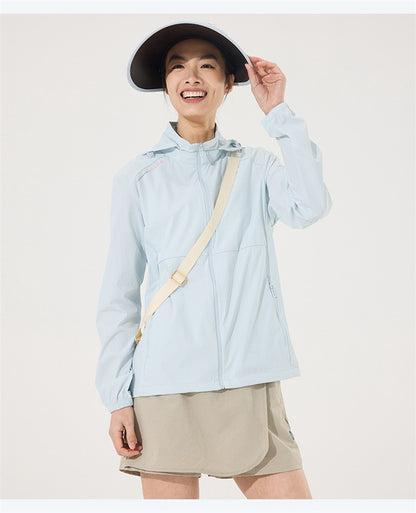 2025 new [new product upgraded skin clothing] high elastic sunscreen clothing men's and women's color contrast machine bag ice s