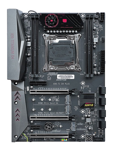 JGINYUE X99 motherboard Intel LGA 2011-3 xeon E5 V3 V4 DDR4 128GB M.2 NVME SATA X99TI D4 PLUS