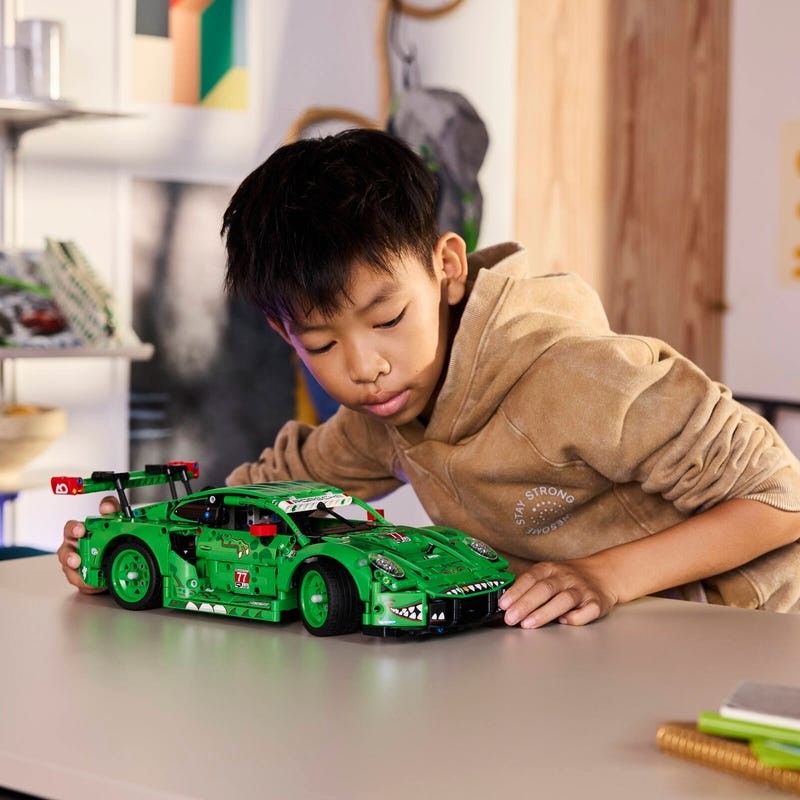 Pré-venda? LEGO® Technic™ Porsche 911 GT3 R Carro de Corrida REXY AO 42224 para Meninos e Meninas a Partir de 11 Anos 1313 Peças Presente de Aniversário
