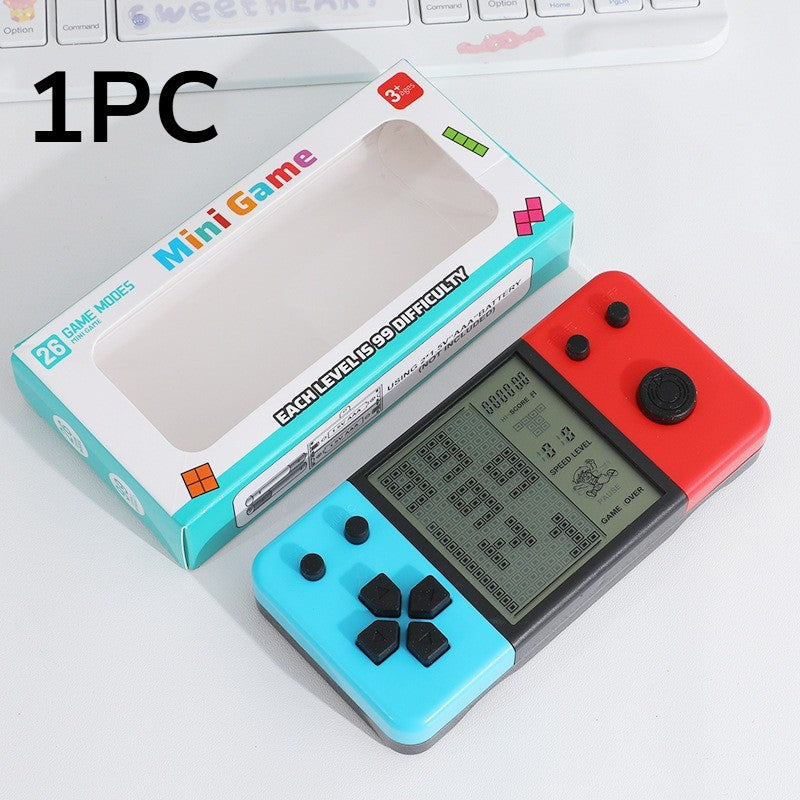 Pocket Tetris Handheld Game Console Retro Electronic Game Player Portable Stress Relief Toy