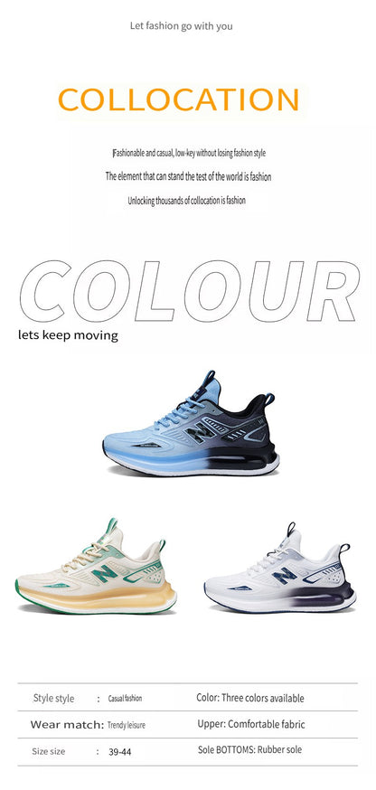 Sports Shoes for Men Mesh Breathable Comfortable Outdoor Sports Trendy Lace-up Sneakers 2025 New Casual Running Shoes for Man