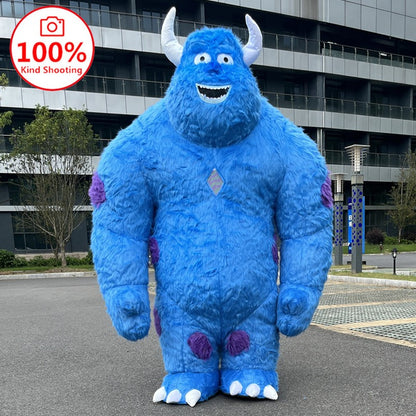 Giant Panda Inflatable Costume Street Funny Polar Bear Mascot Costume Party Role Playing Plush Inflatable Mascot Costume