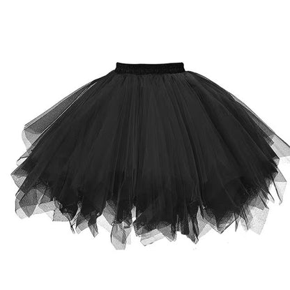 Tulle Skirt Women's Tutu Skirt 50s Rockabilly Petticoat for Carnival Costumes Tutu Underskirt Dance Skirt Ballet Skirt Cosplay