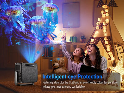Projetor XIWBSY 2025 Novo T08 35000 Lumens para Filmes à Luz do Dia Android 12.0 Smart Projetor 8K Decodificação Foco Automático