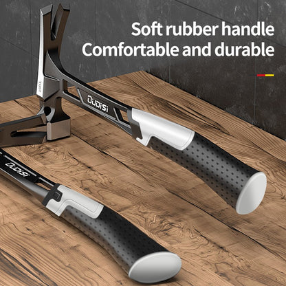 Martelo de Garra Multifunções Magnético Antiderrapante e À Prova de Choque, Ferramenta Manual de Aço, Martelo Automático para Marcenaria com Sucção de Pregos