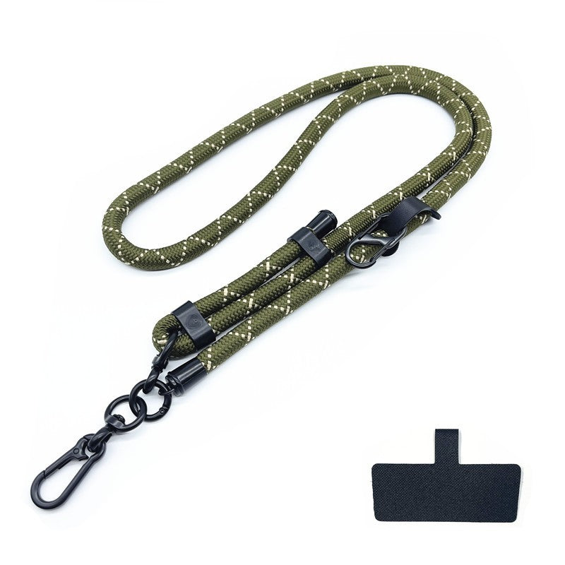 Cordão de Telefone Ajustável 1 Cm de Diâmetro Capa Universal Externa Transversal Ombro Cartão Corda de Pescoço Clipe Alça de Pulso Anti-perda