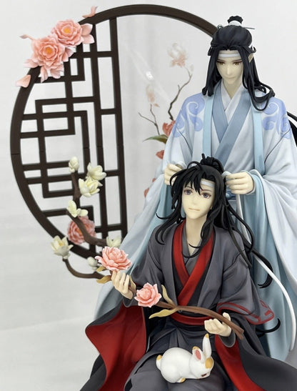 Genuine Mo Dao Zu Shi Wei Wuxian & Lan Wangji Pledge of The Peony Ver. Anime Figure Grandmaster of Demonic Cultivation Model