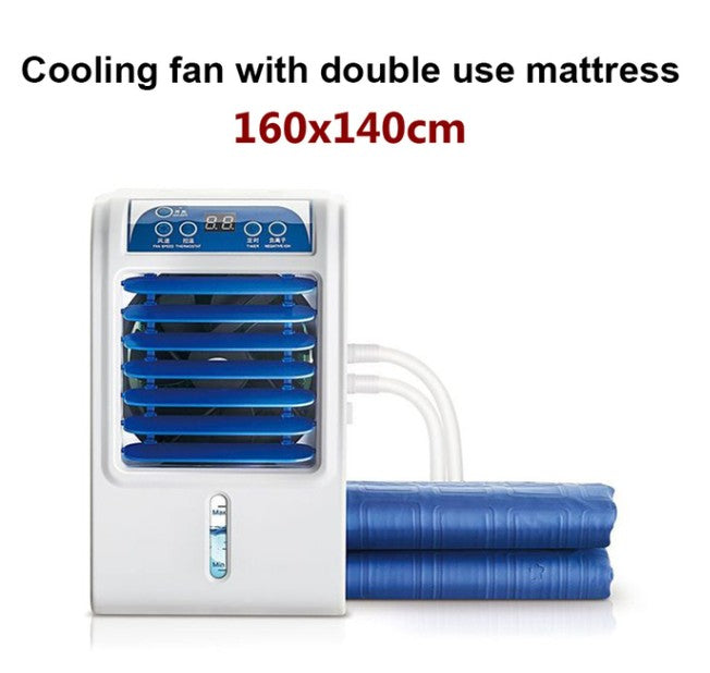 Almofada de resfriamento para cama de circulação de água 12V, almofada de resfriamento de gelo, almofada de resfriamento, colchão de refrigeração resfriado a água, ventilador de refrigeração, condicionador de ar