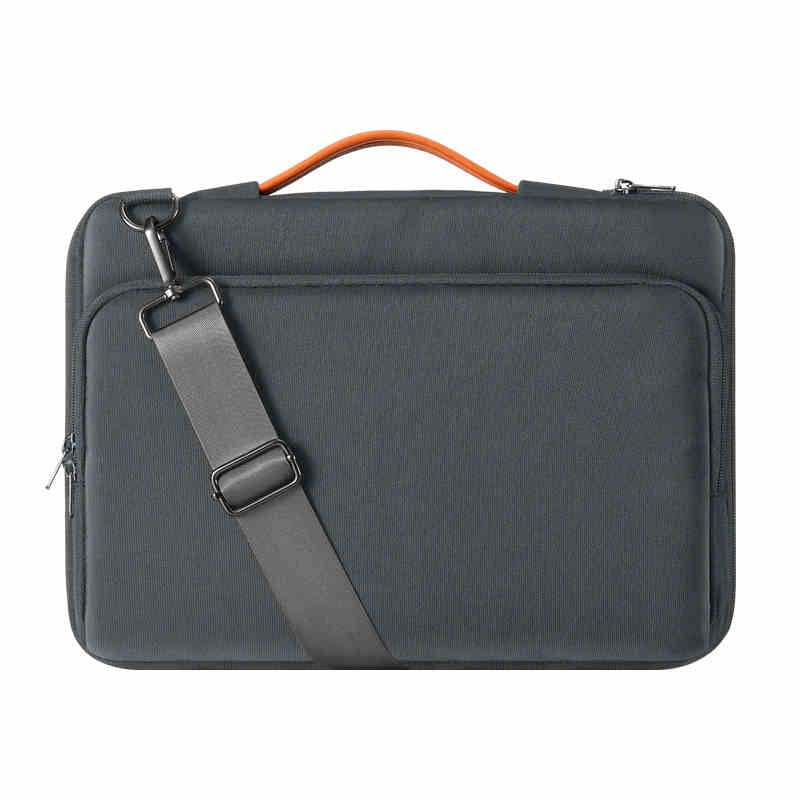 Dormin Shockproof Crossbody Laptop Bag w/Adjustable Strap & Handle for MacBookAir13/MateBook14/Xiaoxin16Pro/Apple/Huawei/Lenovo