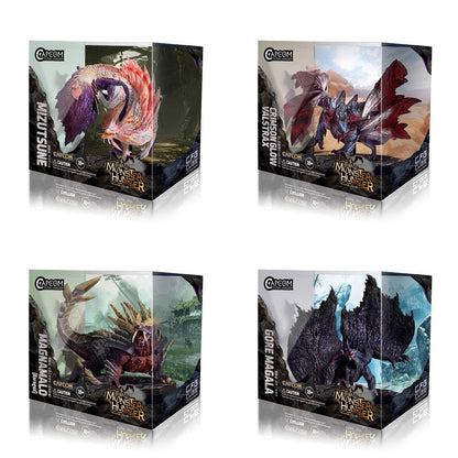 Monster Hunter CUBE Zinogre Amatsu Crimson Glow Valstrax Gore Magala MAGNAMALO Mizutsune Boneco de Dragão Modelo de Brinquedos