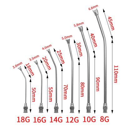 1 Conjunto de Kit de Seringa para Alimentação de Pássaros 10ml/20ml Com 6 Peças de Tubo Curvo para Alimentação de Papagaio Pombo e Pássaros de Estimação
