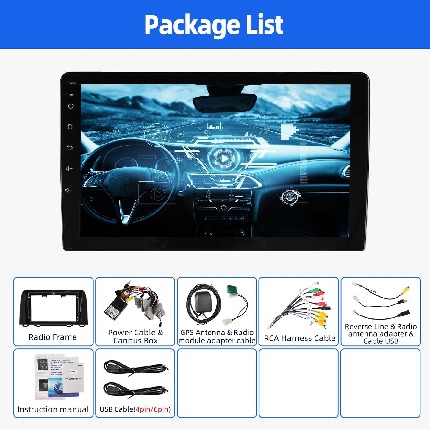 Para Honda CRV CR-V 2017-2021 CarPlay Android 14.0 Aparelho de Som Automotivo Rádio GPS Navegação Bluetooth WiFi 2+32GB Unidade Principal SWC ASP FM/RDS