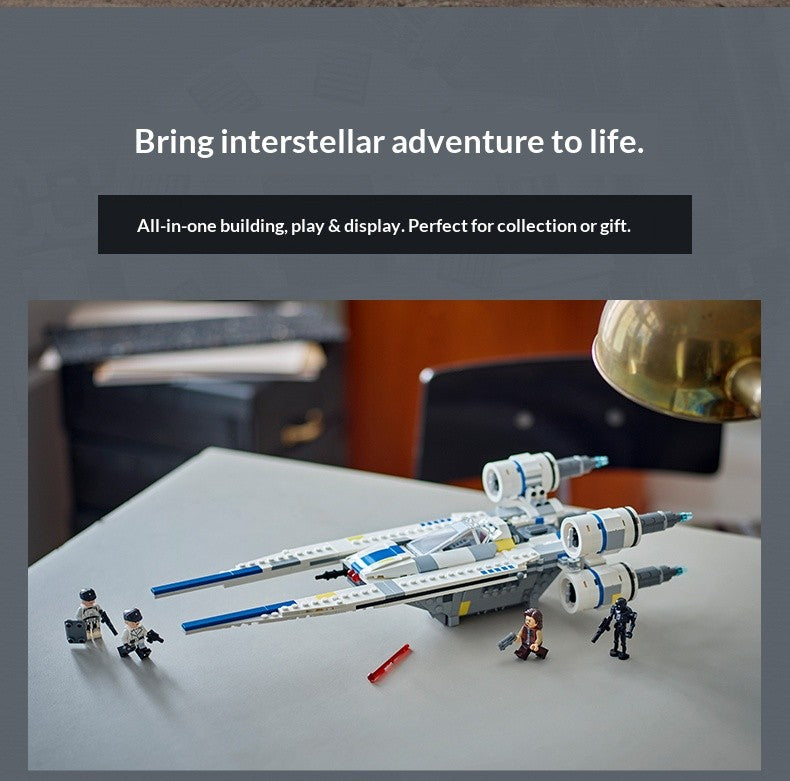 LEGO Building Blocks for Star Wars LG-75399U Wing Fighter, Boys' and Children's Toys, Birthday and Christmas Gifts