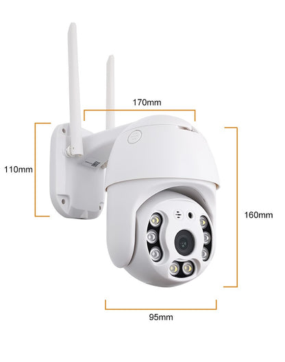 Ycc365 Plus 1080P PTZ Wifi IP Camera Outdoor 4X Digital Zoom AI Human Detect Wireless Camera Audio Security CCTV Wifi Monitor