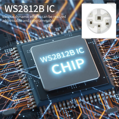 WS2812B Individually Addressable COB LED Strip 60 100 160Led/M High Density Flexible 5mm/10mm WS2812 RGBIC COB Light DC5V