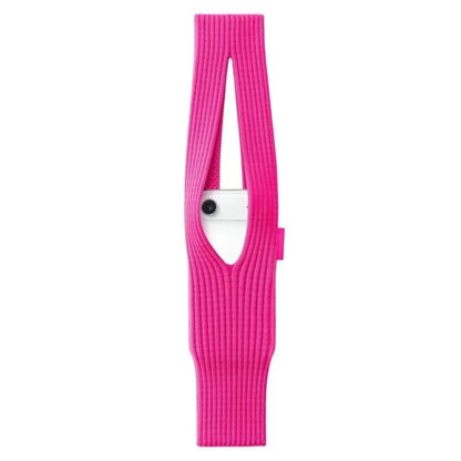 For Apple For iPhone Winter Tech foriPad Fashion Gift Compatible Knitted Cross body Bag Pet Snack Pocket Cozy Christmas Stocking