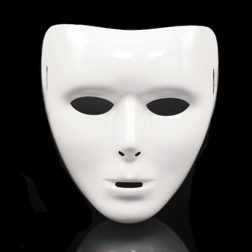 Halloween Jabba WockeeZ Dance Mask Hip-Hop Street Dance White Performances Mask For Man Women White Face Mask Cosplay Props