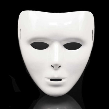Halloween Jabba WockeeZ Dance Mask Hip-Hop Street Dance White Performances Mask For Man Women White Face Mask Cosplay Props