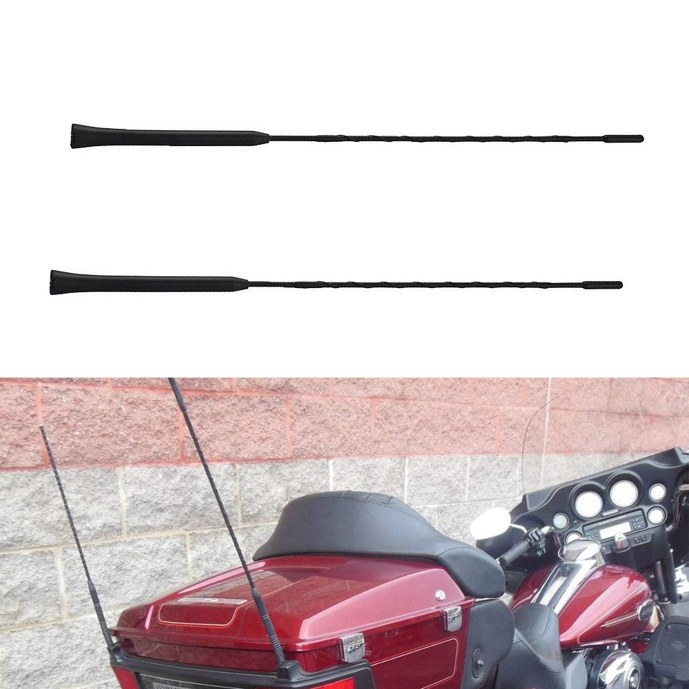 1 Par Mastro de Antena de Moto Para Harley Davidson Road Street Electra Tour Glide