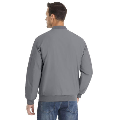 MAGCOMSEN Men's Aviator Jackets Thick Warm Orange Lining Bomber Jackets Fall Winter Casual Windproof Coats