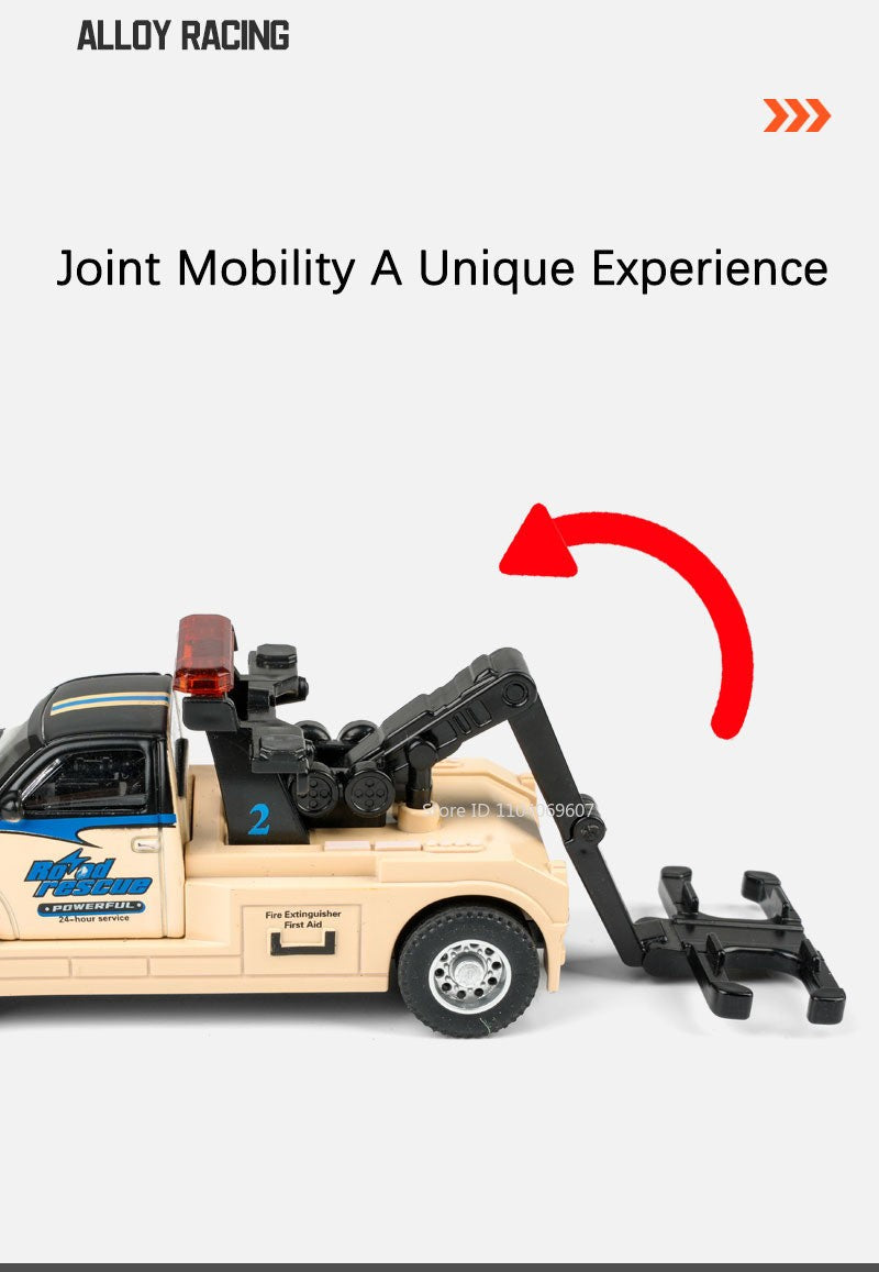 Caminhão de Contêineres em Miniatura Escala 1:64 Carrinhos de Brinquedo de Metal Diecast Reboque com Fricção Veículos de Transporte para Presentes Infantis