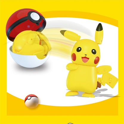 Pokémon Genuíno Pokébola Transformar Charizard Bulbasaur Gengar Dragonite Bonecos de Brinquedo Anime Snorlax Lapras Lucario Modelo de Bonecos