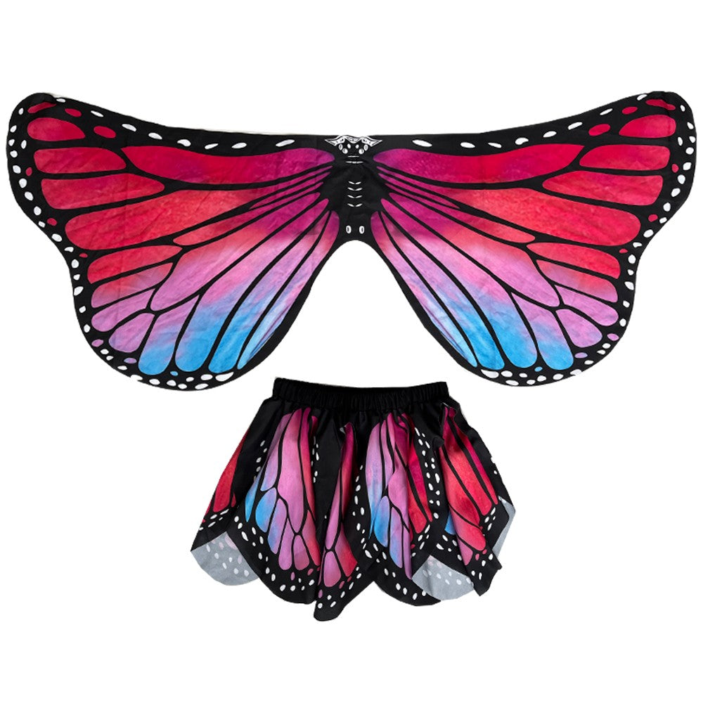 Butterfly Cosplay Wings Costumes Girl Performance Accessories Halloween Carnival Props Wing For Girls Boys Cloak Party Ccarnival