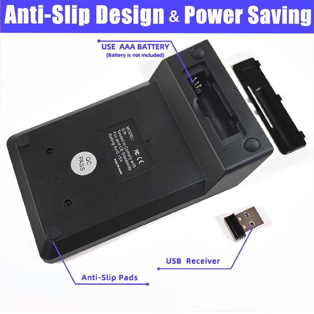 USB Wired Numeric Keypad 18-Key Mini Number Pad Portable 2.4G Wireless Digital Keyboard for IMac MacBook Laptop PC Notebook