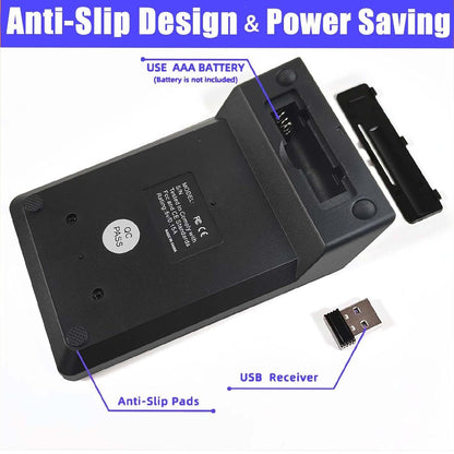 USB Wired Numeric Keypad 18-Key Mini Number Pad Portable 2.4G Wireless Digital Keyboard for IMac MacBook Laptop PC Notebook