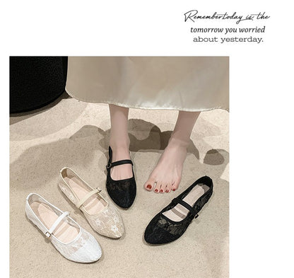 2024 New Women Flats Shoes Summer Ballet Flats Fashion Bow Women Shoes Slip on Sweet Hollow Flat Shoes Female Zapatos De Mujer