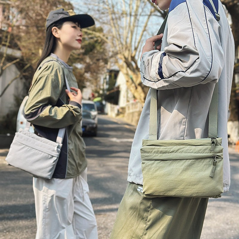 Unisex Outdoor Crossbody Bag - Tactical Messenger Bag for Hiking/Fishing/Travel, Style Phone Sling Pack with Anti-Theft Pocket