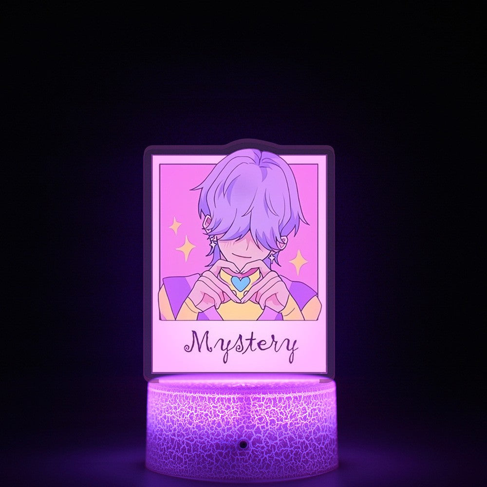 KPop K-POP Demon Hunters Kawaii Zoe Rumi Mira Saja Boys Superstar Monochrome Light Remote Control 16 Color Light Night Light