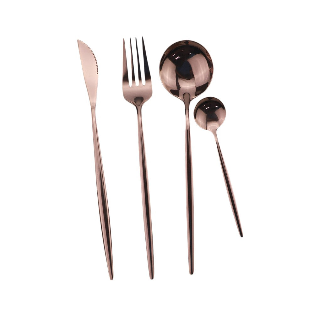 8 colheres de mesa de jantar, talheres de aço inoxidável, prateado, talheres dourados, utensílios de cozinha, talheres pretos.