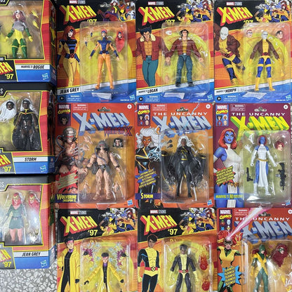 In Stock Marvel Legends Retro Cardback X-Men '97 Wolverine Rogue Magneto Cyclops Gambit Jean Grey Action Figure Model Toy Gift