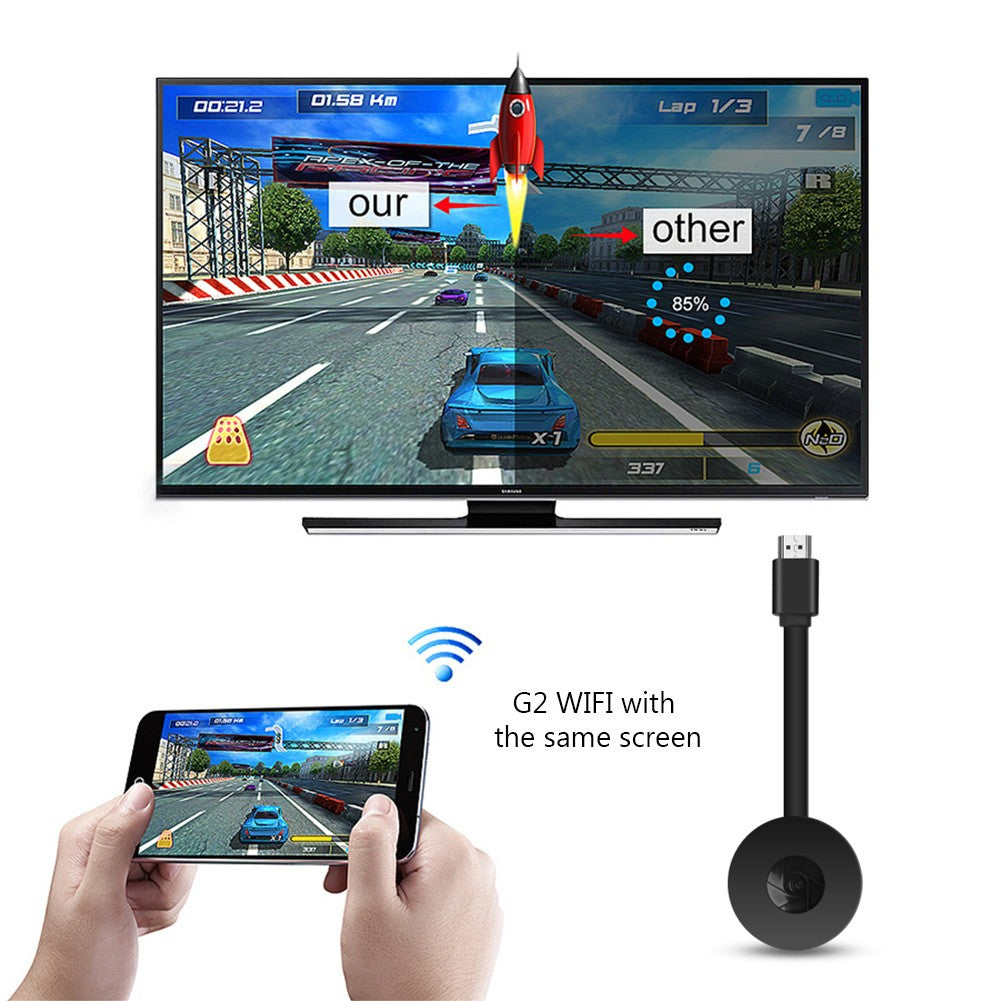 For Google Chromecast WiFi HDMI Dongle 1080P/4K HD Media Streamer TV Stick for Smart TV iOS Android Smart Home Entertainment
