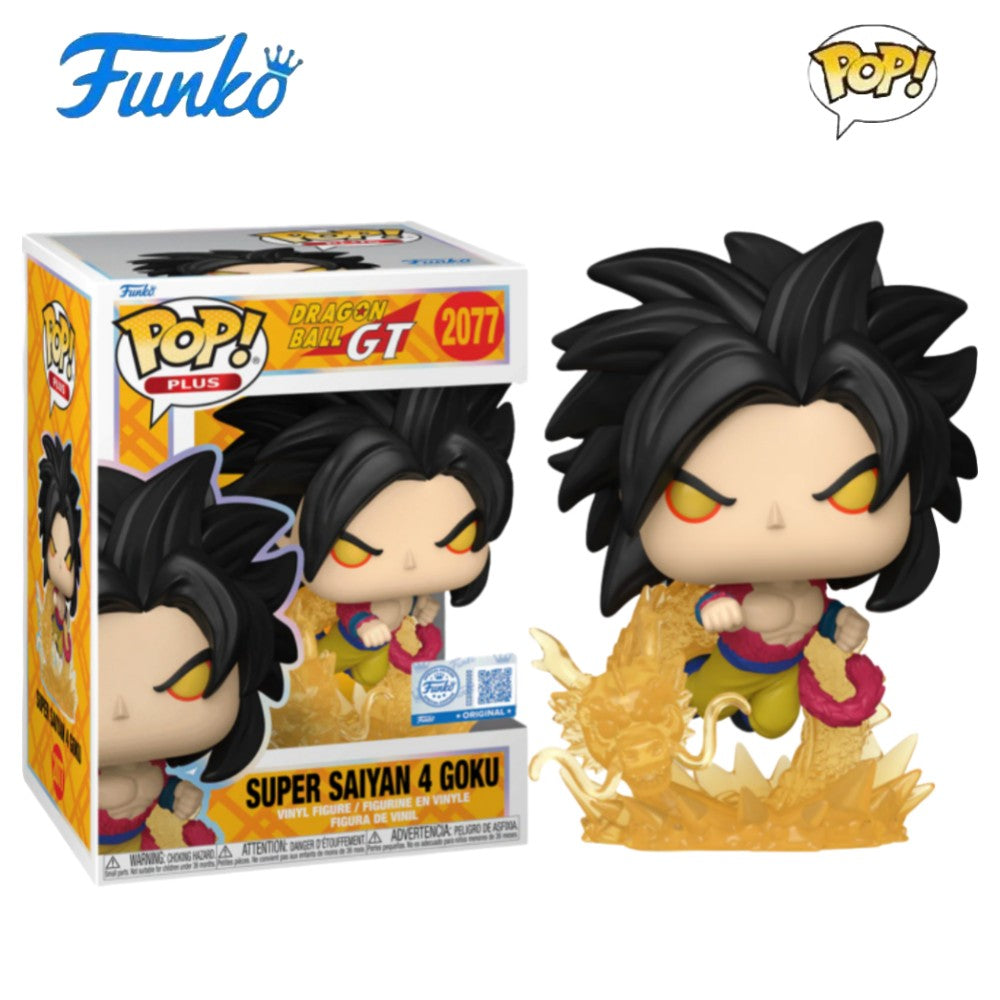 Boneco de Anime Super Saiyajin 4 Série Goku Goku Vegeta Gogeta Android 17 Modelo Boneca Funko Pop Edição Limitada Presentes de Brinquedo Originais
