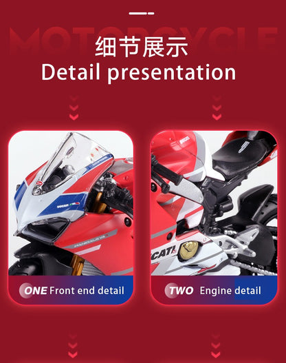 Maisto 1:18 Ducati Panigle V4 S Diavel Kawasaki Ninja H2 R Brinquedos de Modelo de Motocicleta Colecionáveis Hobbies