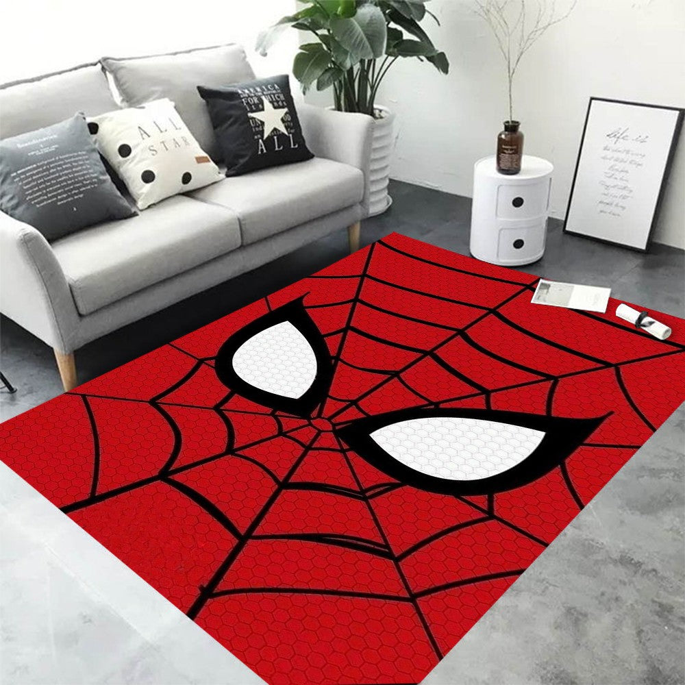 MINISO Disney Marvel Avengers Spiderman Carpet Rug for Home Living Room Bedroom Sofa Doormat Decor,kids Area Rug Floor Mat