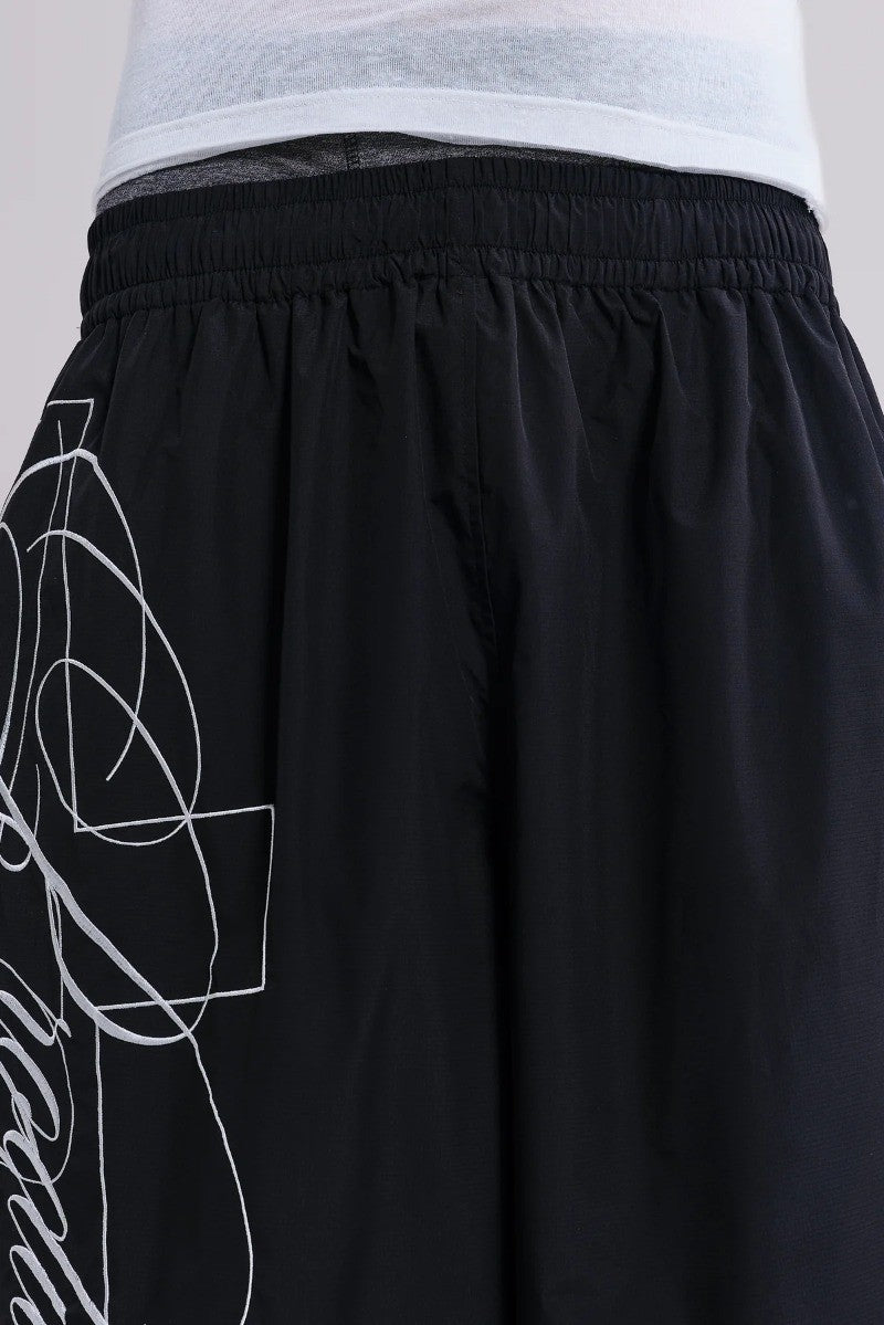 Gótico Maré Harajuku Letras Bordadas Calças Casuais da Moda Masculino Y2k Americano Hip-hop Rock Oversized Calças de Perna Larga Calças Femininas