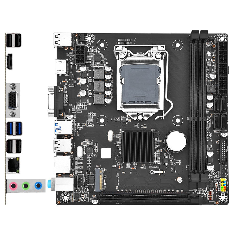 Placa-mãe de Desktop B75M-I LGA 1155 Mini-ITX DDR3 16GB Placa-mãe de Computador Suporte M.2 NVME HDMI+VGA