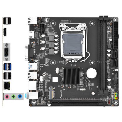 Placa-mãe de Desktop B75M-I LGA 1155 Mini-ITX DDR3 16GB Placa-mãe de Computador Suporte M.2 NVME HDMI+VGA