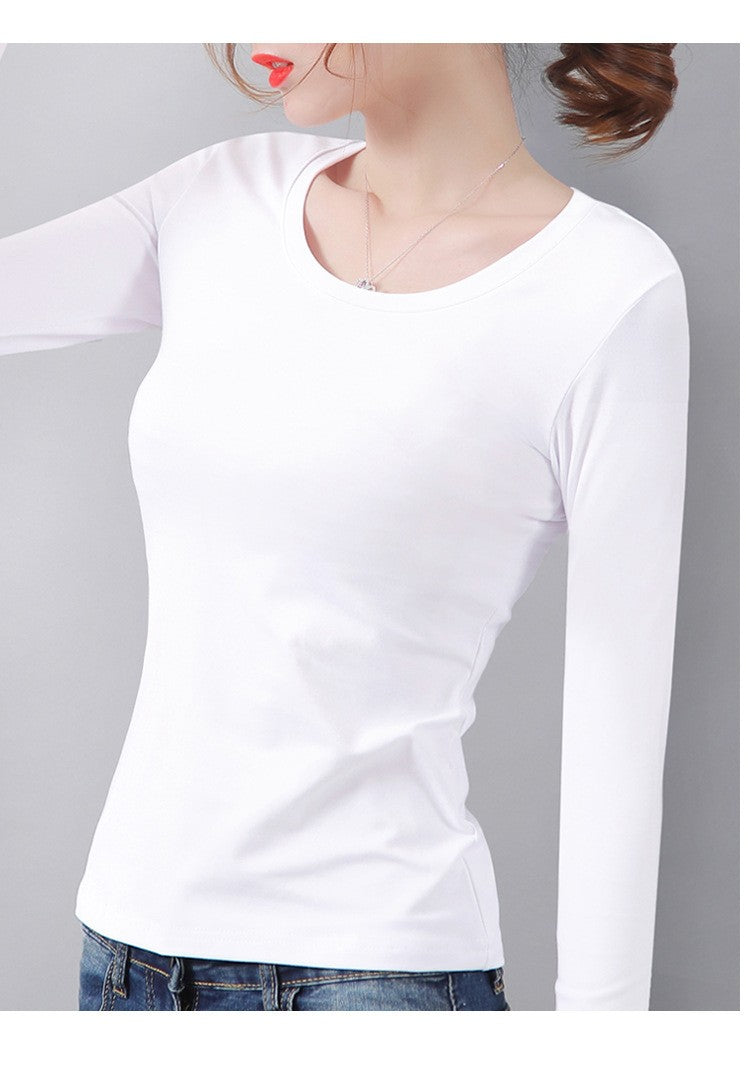 Women Thermal Underwear Winter Turtleneck Bottom Shirt Solid Semi High Collar Long Sleeve Basic T-Shirt Heating Fiber Pullovers